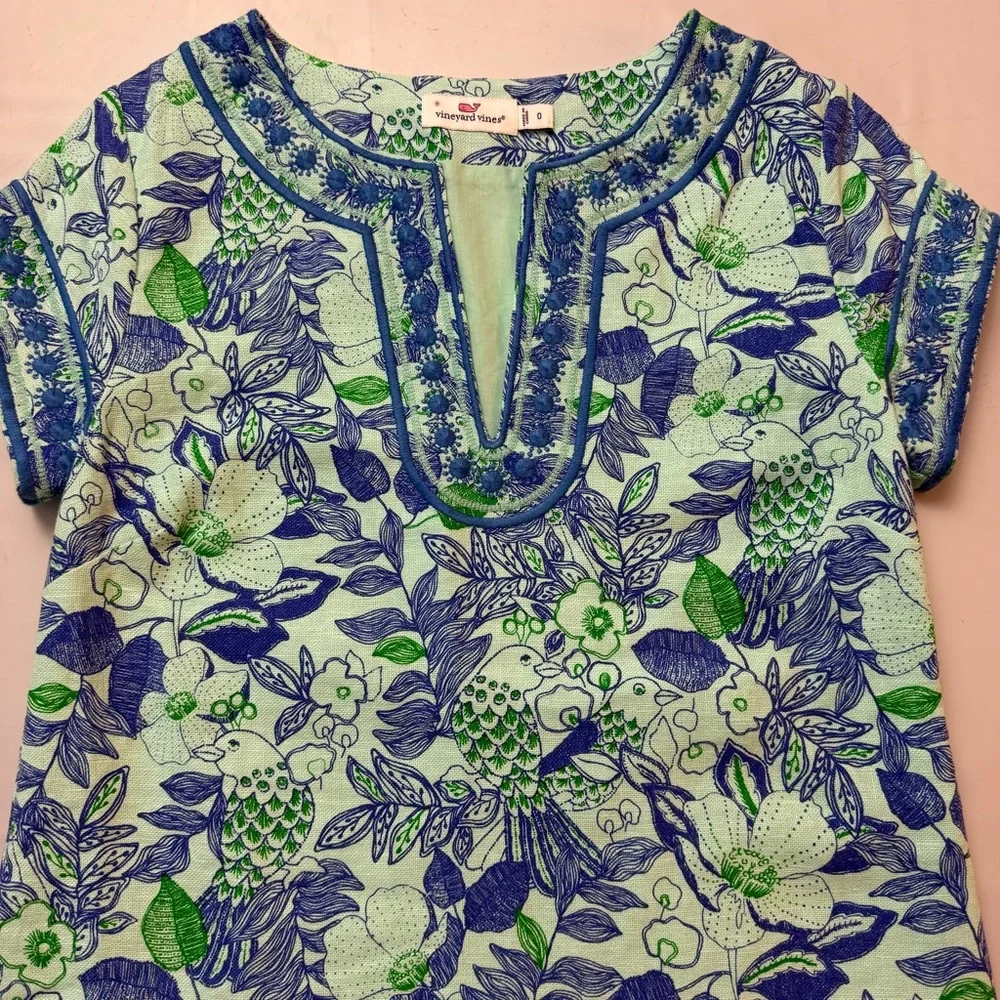 Vineyard Vines Cordia Floral Tunic Dress - Picture 3 of 6
